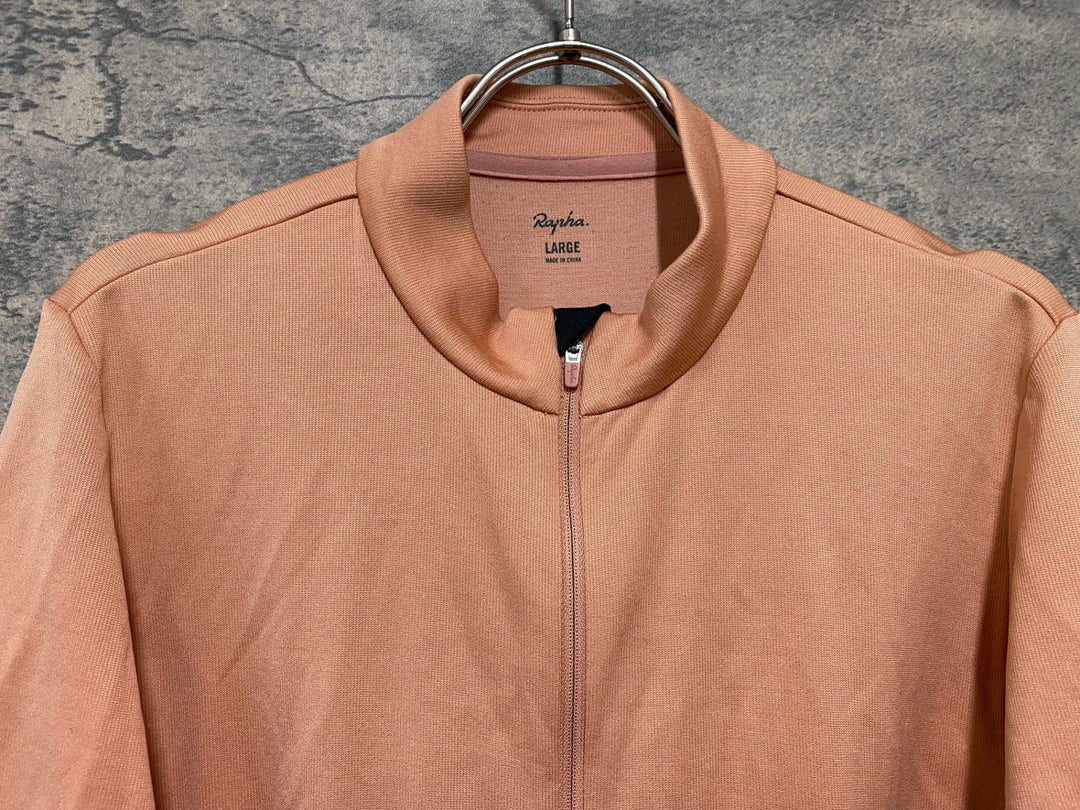 JJ106 ラファ Rapha CLASSIC JERSEY Ⅱ 半袖 サイクルジャージ 曙色 L