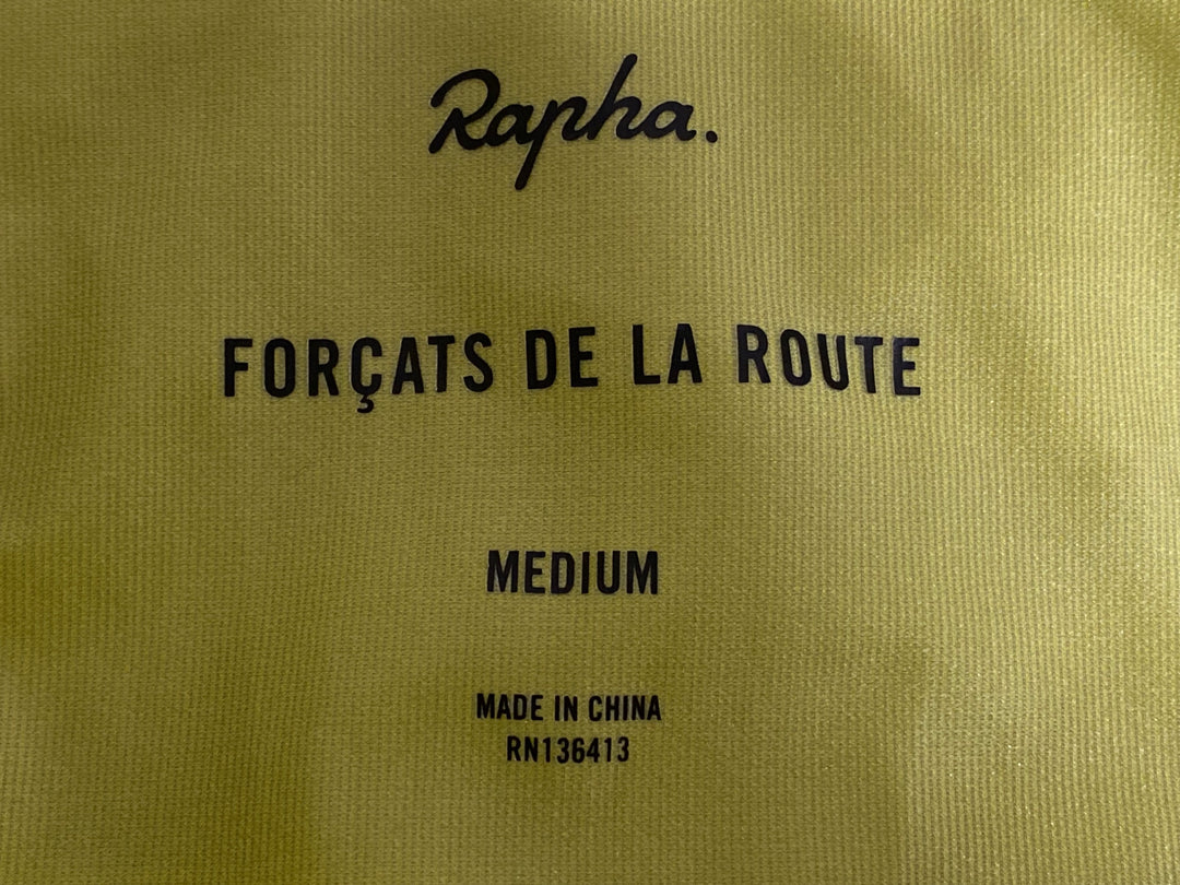 KI221 ラファ Rapha PRO TEAM LW RAIN GILET サイクルベスト ジレ 黄 M