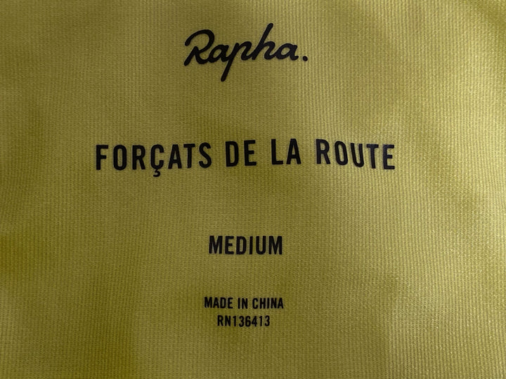 KI221 ラファ Rapha PRO TEAM LW RAIN GILET サイクルベスト ジレ 黄 M