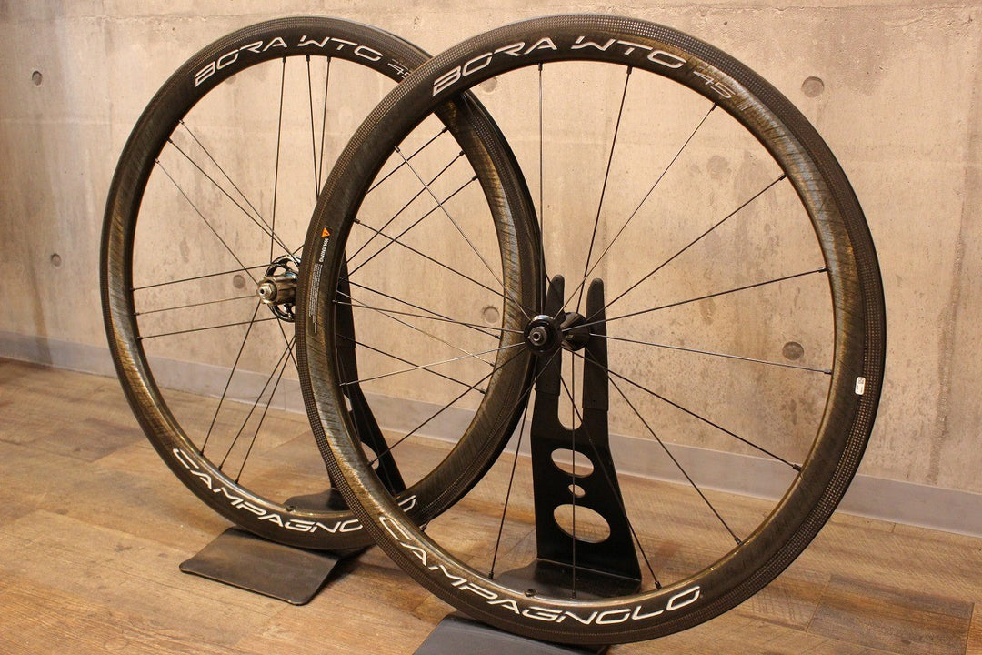 カンパニョーロ CAMPAGNOLO ボーラ BORA WTO 45 カーボン チューブレス ホイールセット カンパ 11/12S ワイド 19C【名古屋店】