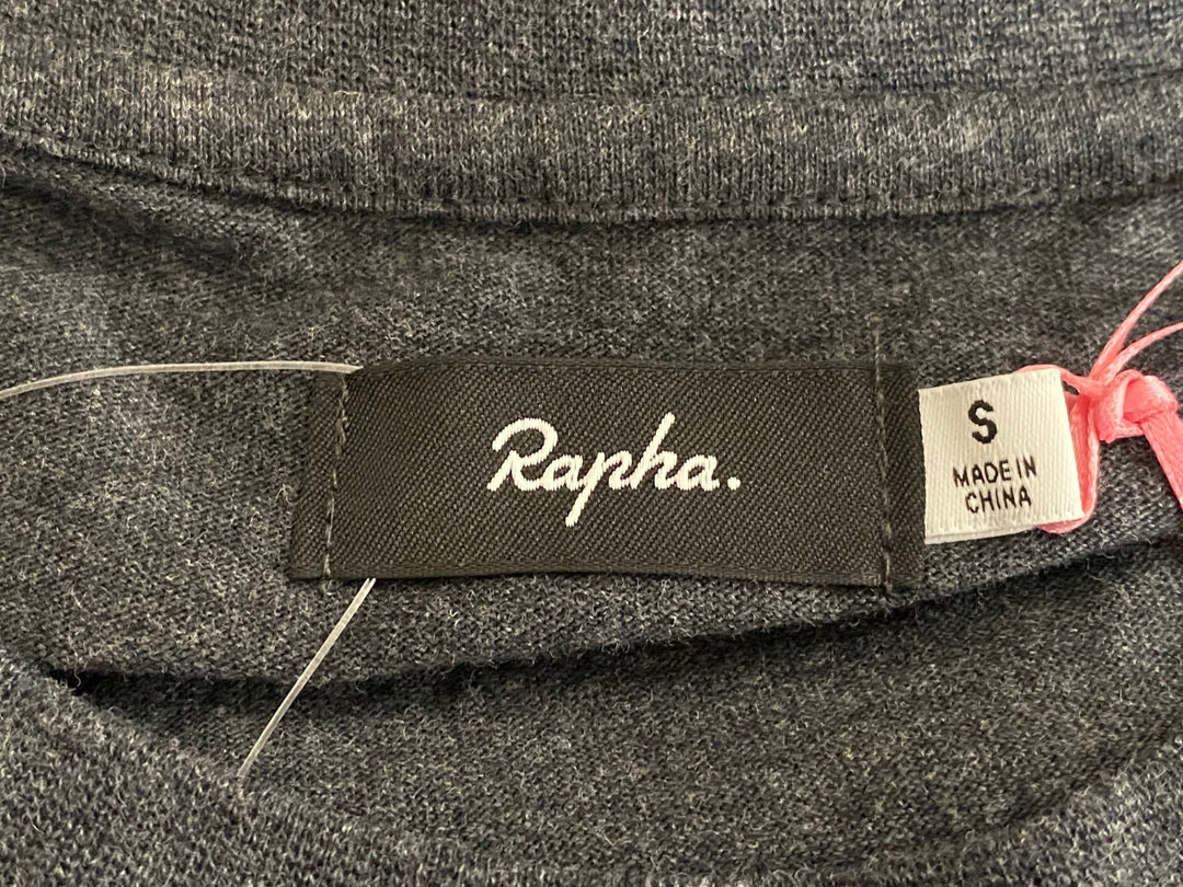 KC424 ラファ Rapha WOMEN'S LOGO T-SHIRTS 長袖 Tシャツ グレー S レディース