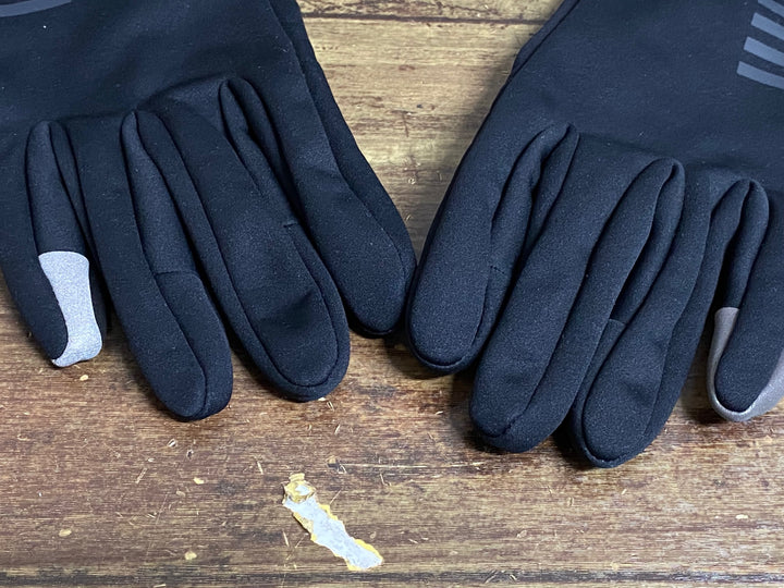 KD334 ラファ Rapha PRO TEAM WINTER GLOVES 長指 グローブ 黒 S 裏起毛