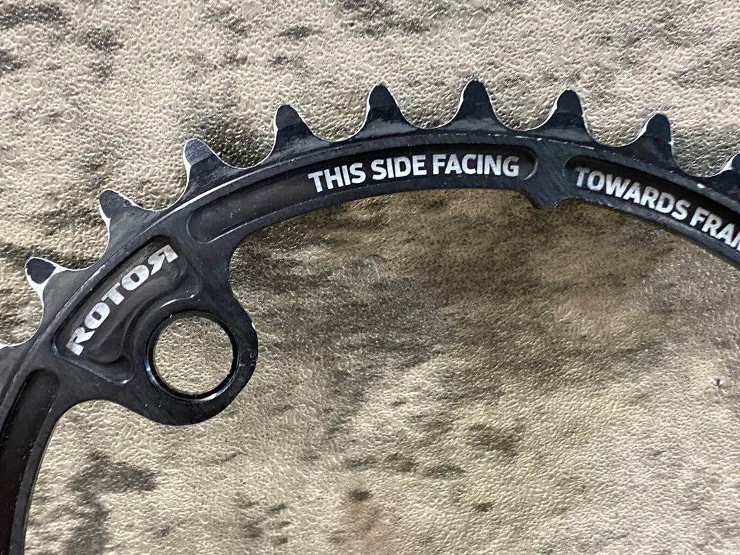 KD195 ローター ROTOR Q-RINGS 楕円 チェーンリングセット 52/36T 11S 4arm PCD110