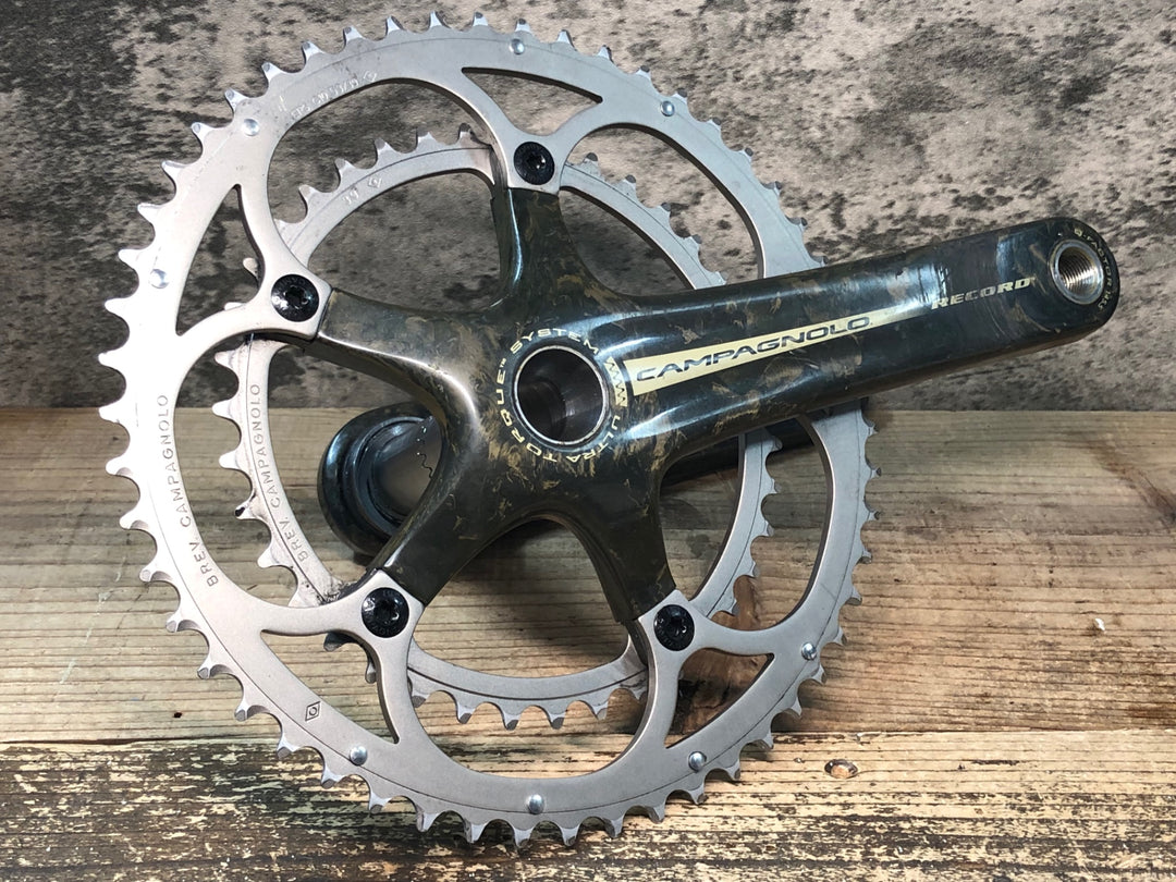 JB895 カンパニョーロ CAMPAGNOLO レコード RECORD FC7-RE293C ULTRATORQUESYSTEM カーボン クランク 172.5mm 53/39T 5H