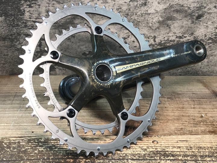 JB895 カンパニョーロ CAMPAGNOLO レコード RECORD FC7-RE293C ULTRATORQUESYSTEM カーボン クランク 172.5mm 53/39T 5H