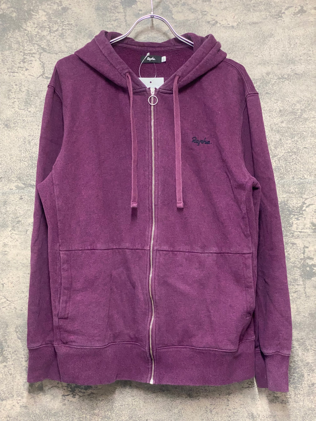 KQ640 ラファ Rapha LOGO HOODIE 長袖 パーカー 紫 L