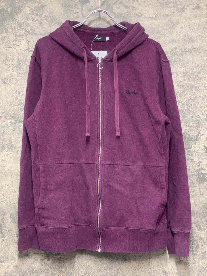 KQ640 ラファ Rapha LOGO HOODIE 長袖 パーカー 紫 L