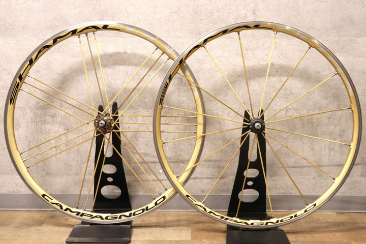 カンパニョーロ Campagnolo シャマルウルトラ SHAMAL ULTRA GOLD アルミ クリンチャー ホイールセット カンパ 12/11S ナローリム【さいたま浦和店】