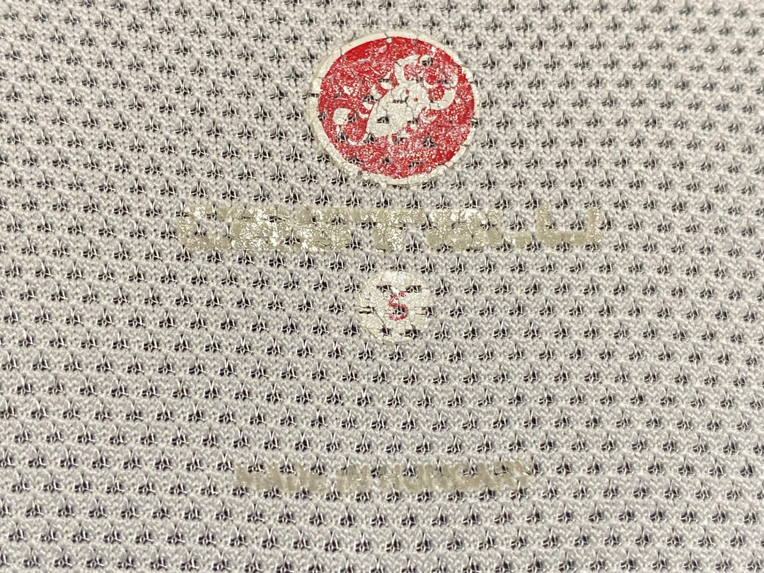 KG957 カステリ CASTELLI ロッソコルサ ROSSO CORSA 半袖 サイクルジャージ 黒 S ハーフジップ