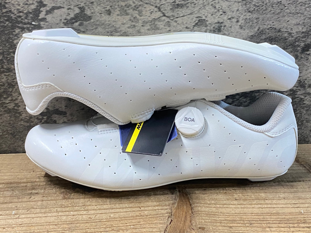 KF311 マヴィック MAVIC COSMIC BOA ビンディングシューズ 白 3穴 BOA EU42 2/3