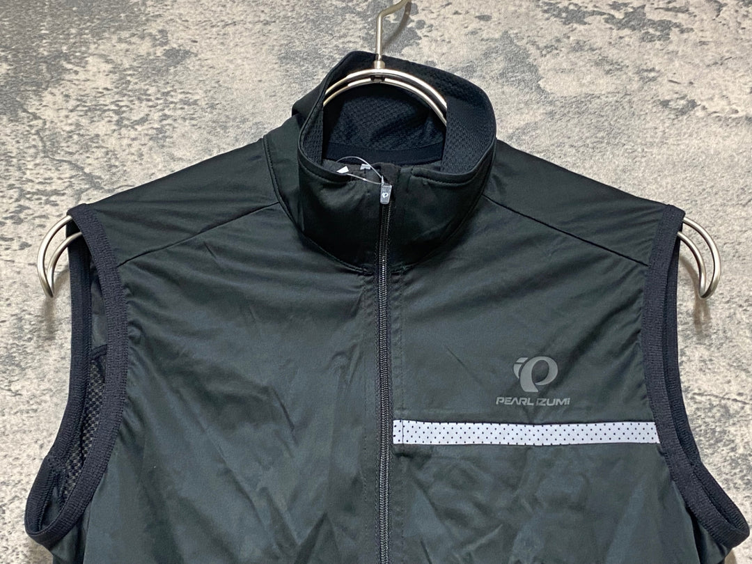 JZ838 パールイズミ PEARL iZUMi ジレ サイクルベスト 黒 S