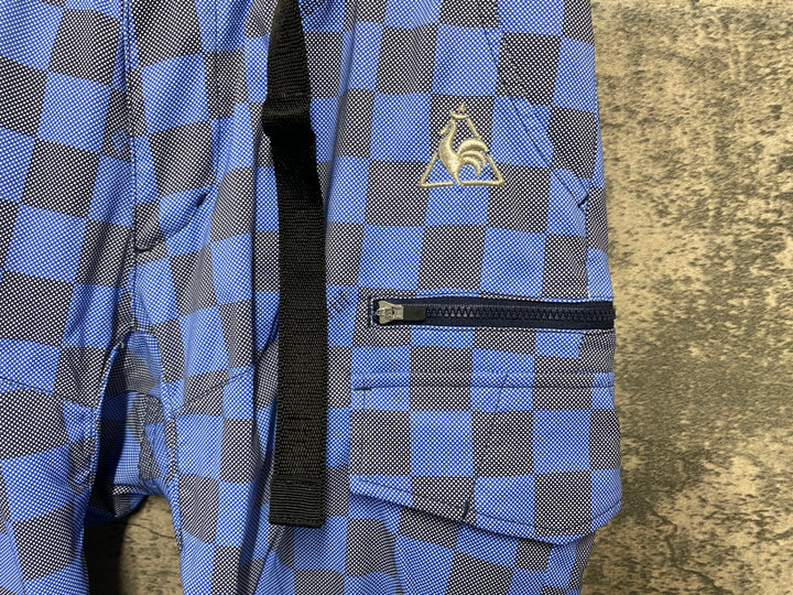 KA122 ルコックスポルティフ le coq sportif レーサーパンツ 黒 紺 Lサイズ