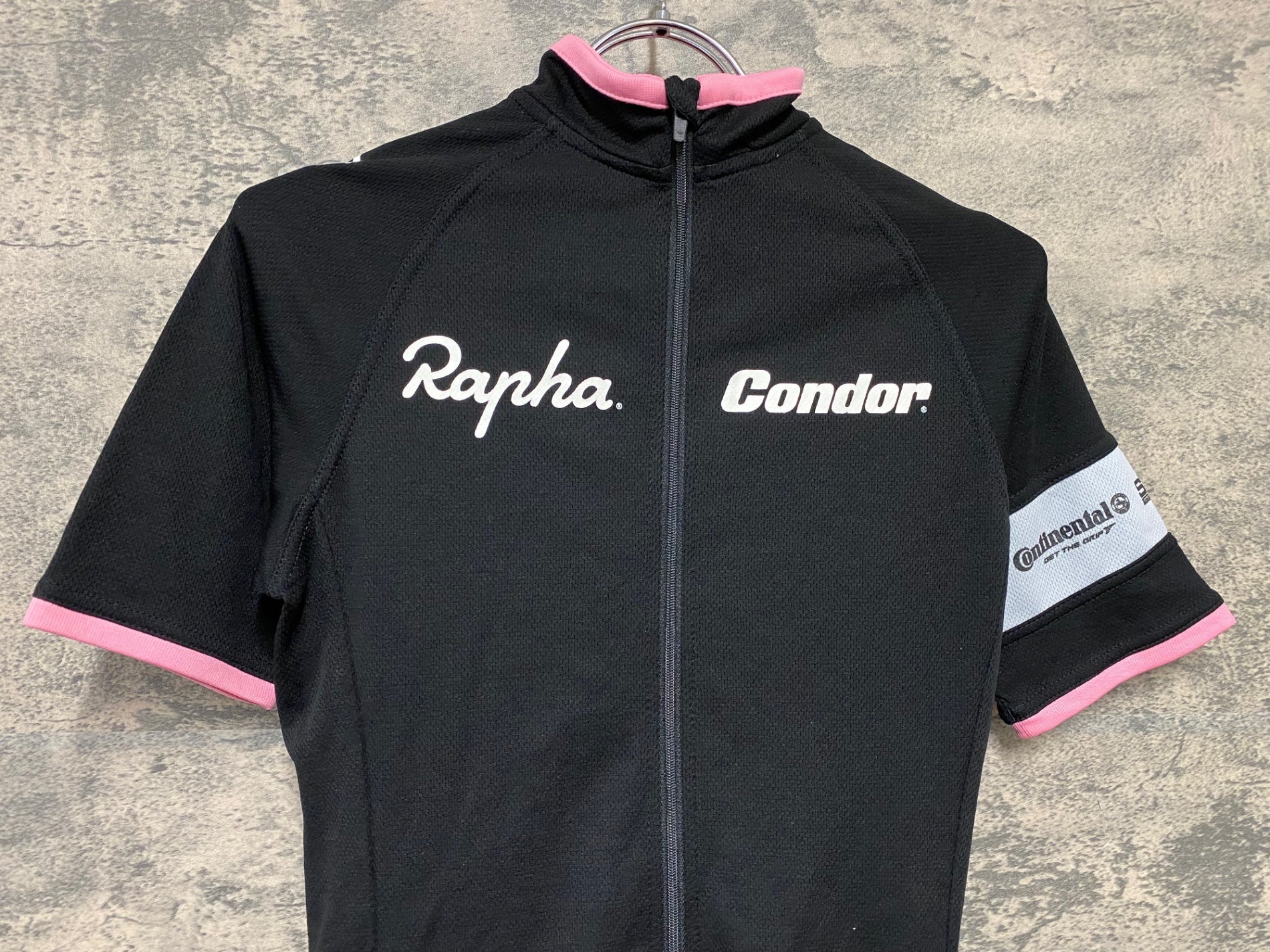 KD528 ラファ Rapha Condor Team Jersey 半袖 サイクルジャージ 黒 XS