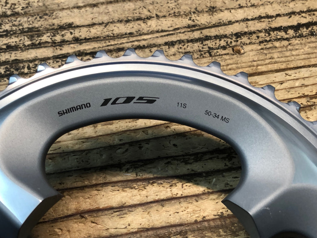 JR853 シマノ SHIMANO 105 FC-R7000 アウターチェーンリング 52T シルバー