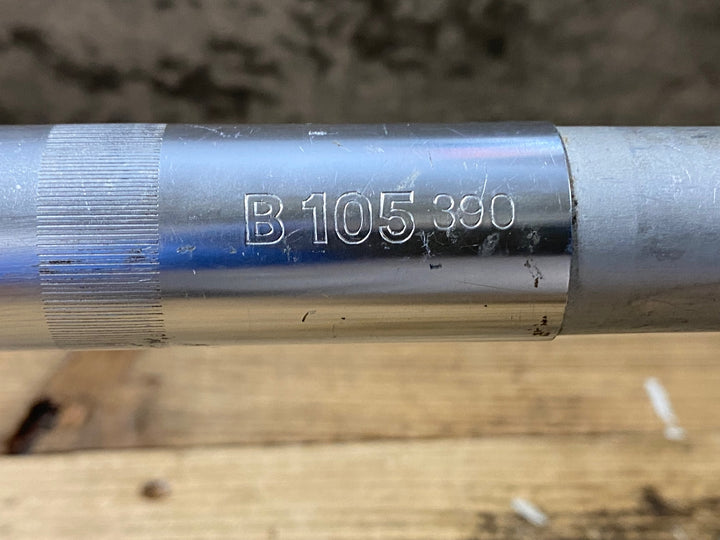 KP447 日東 NITTO B105 アルミ ドロップハンドル エンド390mm Φ25.4