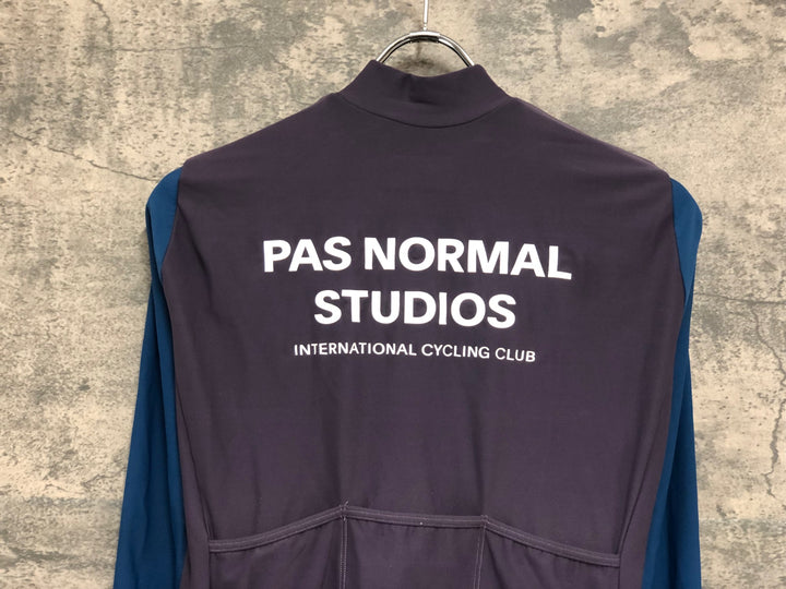 JZ669 パスノーマルスタジオ PAS NORMAL STUDIOS 長袖 サイクルジャージ 紫/紺 XS