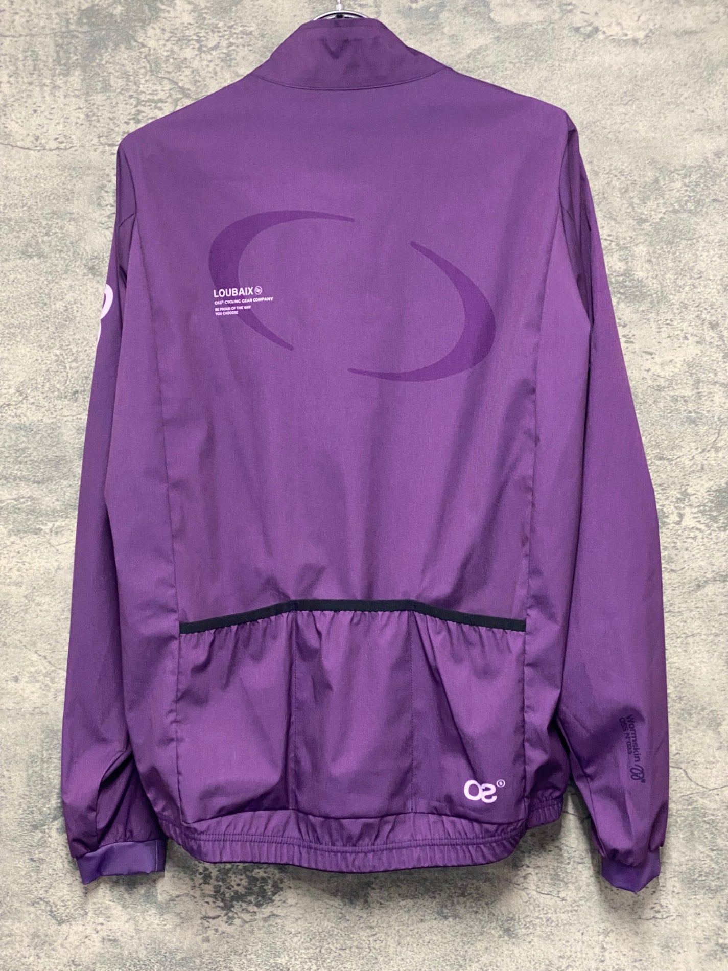 JV311 OSS BIKE WEAR BREATH WINDBREAKER 長袖 ウィンドブレーカー 紫