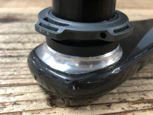 JS278 スラム SRAM FORCE 22 カーボン クランクセット 172.5mm BB30 XGide R 53/39T 130BCD ※アーム変形エラー品
