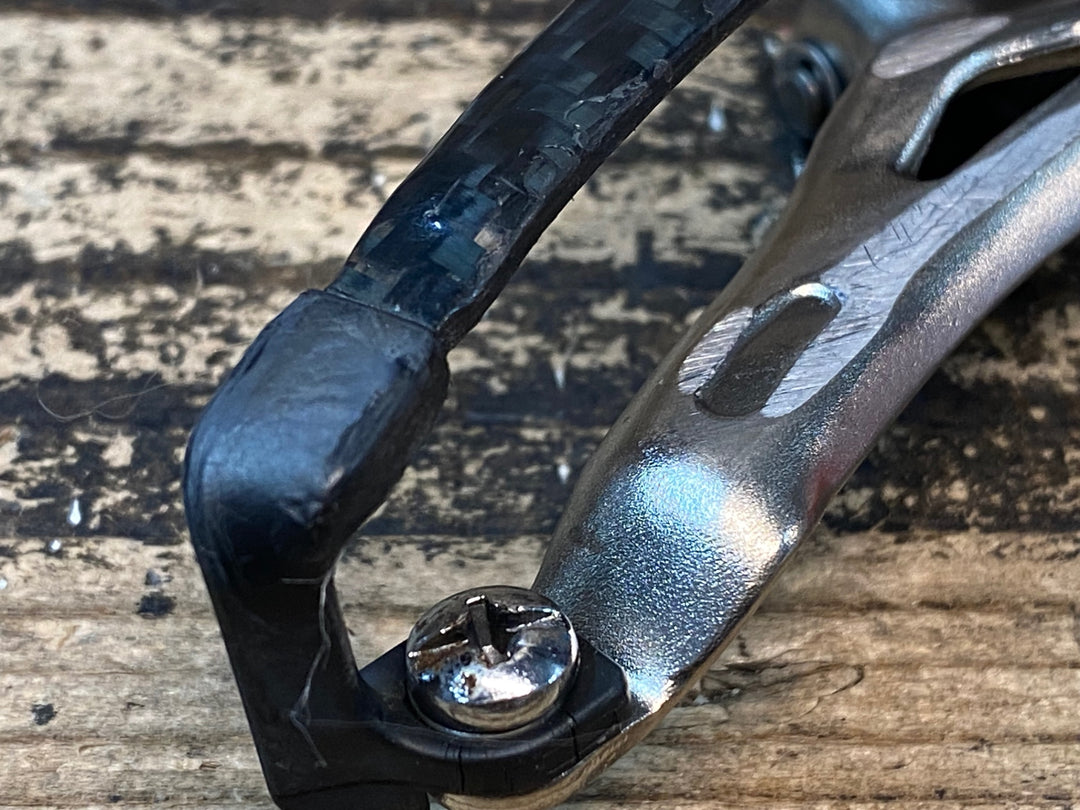 JJ140 カンパニョーロ CAMPAGNOLO レコード RECORD FD11-RE2B フロントディレイラー 直付 ※取付ボルト欠品