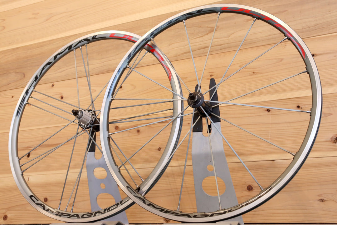 カンパニョーロ Campagnolo シャマルウルトラ チタンカラー SHAMAL ULTRA アルミ クリンチャー ホイールセット シマノ11S 【千葉店】