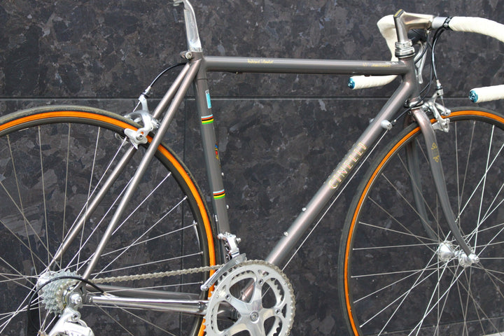 チネリ CINELLI ジーニアス GENIUS 45ANNIVERSARIO 45周年 1993モデル カンパニョーロ レコード Mix 8S クロモリ ロードバイク 【福岡店】