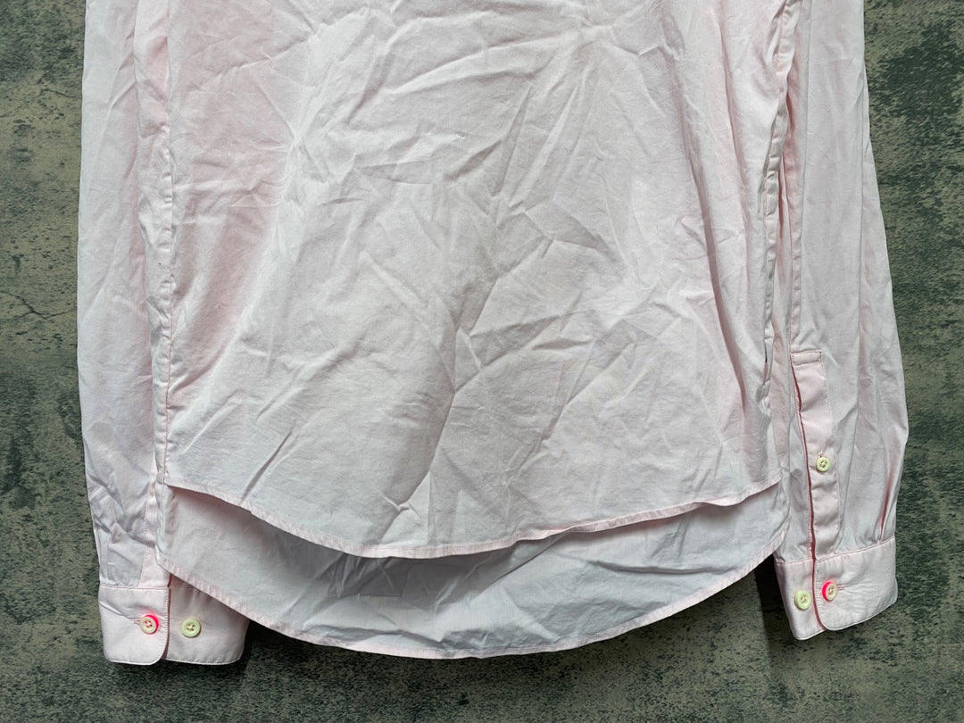 KD498 ラファ Rapha POPLIN SHIRT 長袖 シャツ ピンク M