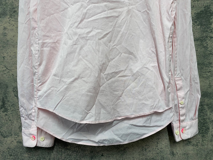 KD498 ラファ Rapha POPLIN SHIRT 長袖 シャツ ピンク M