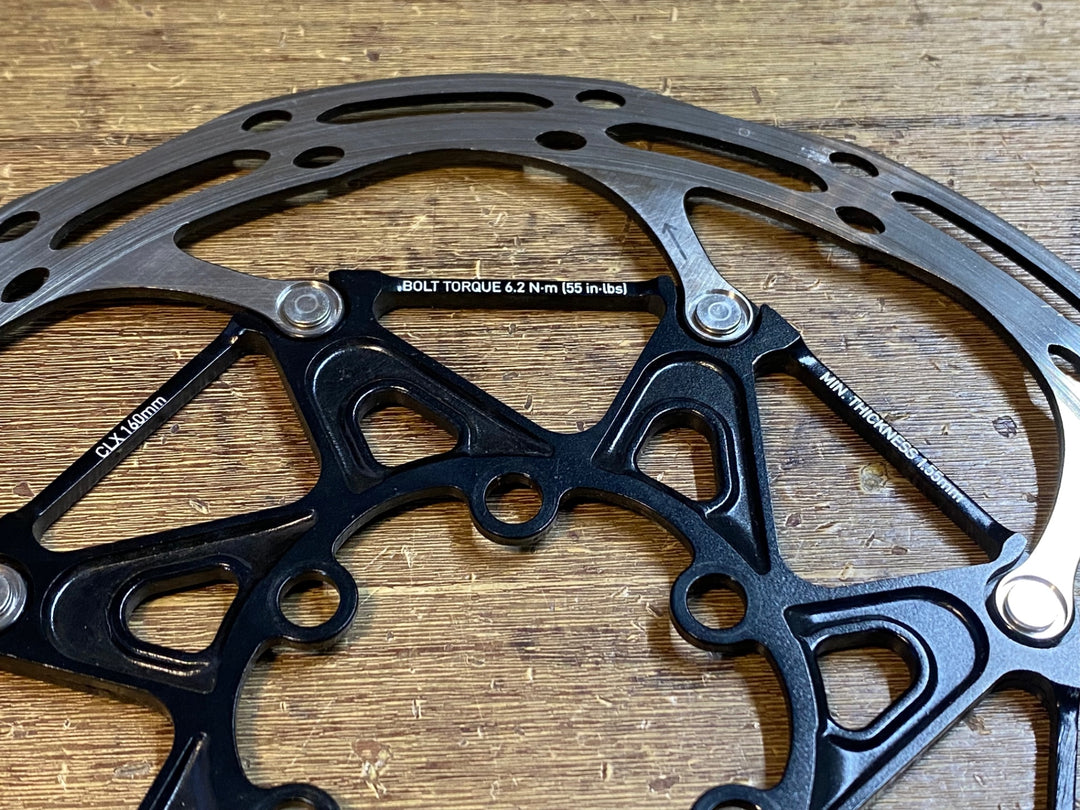 JP902 スラム SRAM CLX ROTOR CNTRLN 2P ディスクブレーキローター 160mm 6ボルト 2枚セット 1.8mm