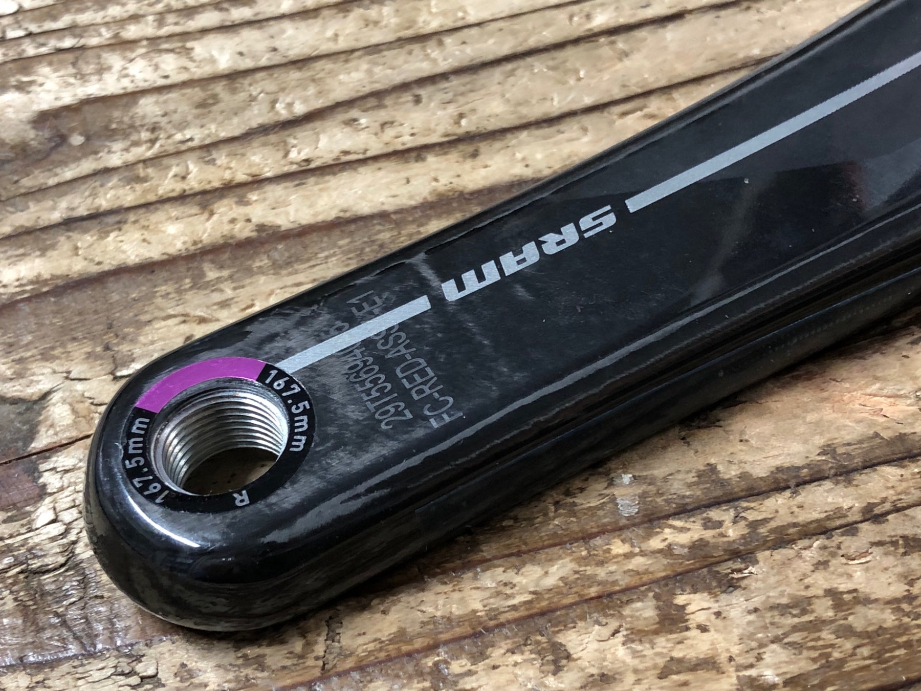 JX489 スラム SRAM レッド Red E1 クランクアーム 167.5mm dub WIDE