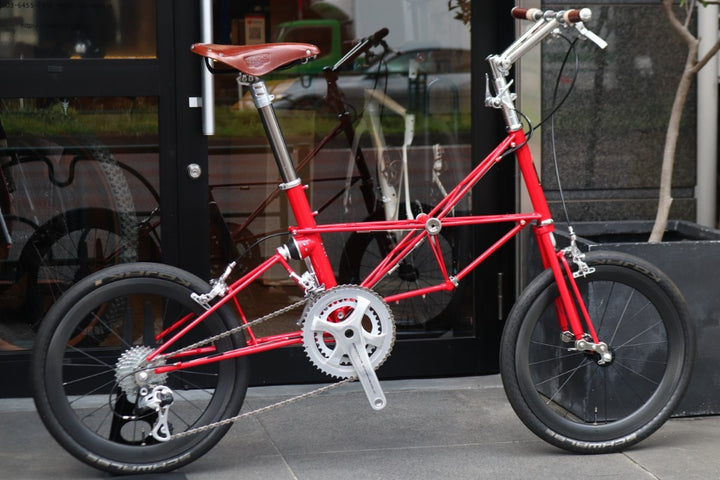 【極上車】 アレックス モールトン ALEX MOULTON  AM-SPORTIF 分割式 カンパ CENTAUR 11S 手組カーボンホイール クロモリ ミニべロ 20インチ 【東京南麻布店】