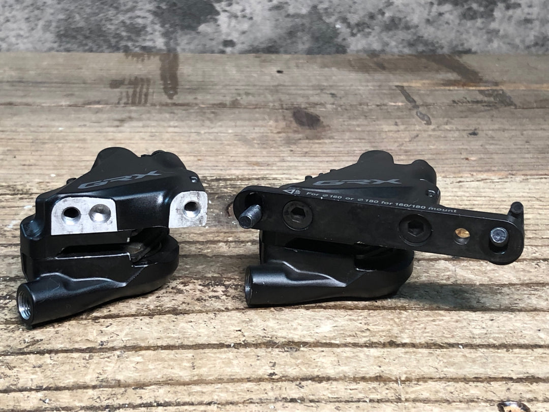 JH110 シマノ SHIMANO GRX BR-RX400 ディスクブレーキキャリパー 前後セット