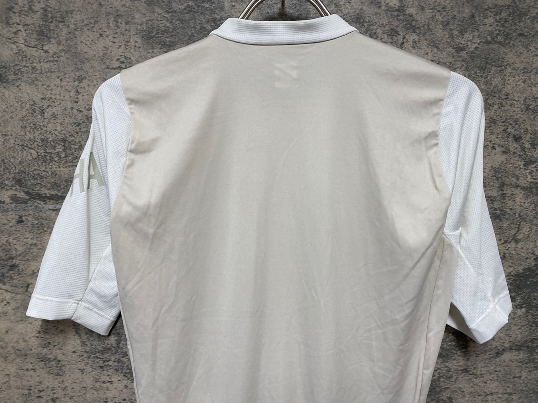 JV381 ラファ Rapha MENS PRO TEAM JERSEY 半袖 サイクルジャージ 白 S