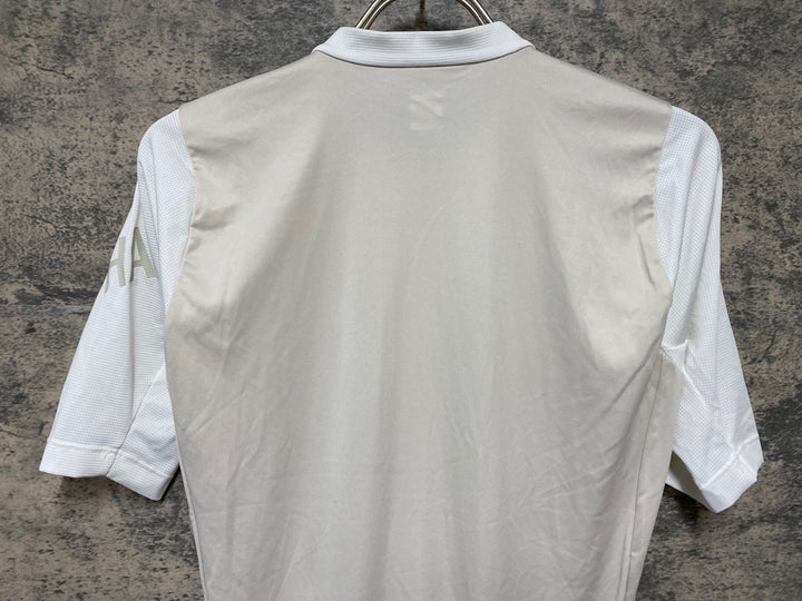 JV381 ラファ Rapha MENS PRO TEAM JERSEY 半袖 サイクルジャージ 白 S
