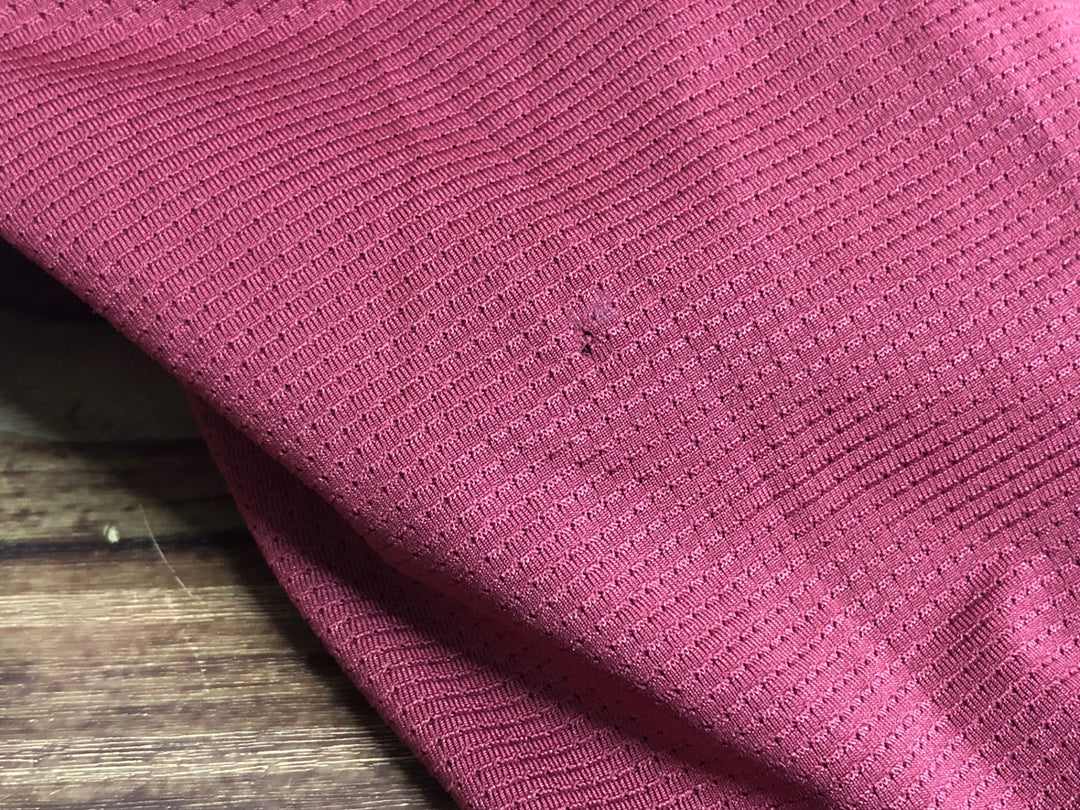 KM142 ラファ Rapha PRO TEAM TRAINING JERSEY 半袖 サイクルジャージ 赤 M ※袖穴あり