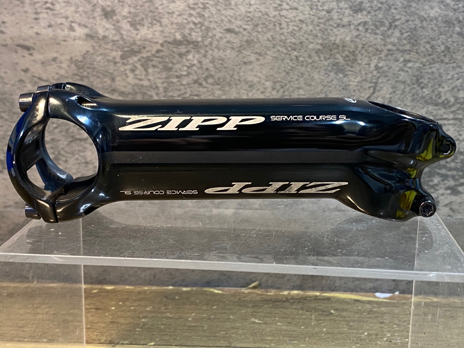 JP976 ジップ ZIPP SERVICE COURSE SL アルミ ステム 黒 130mm 17° Φ31