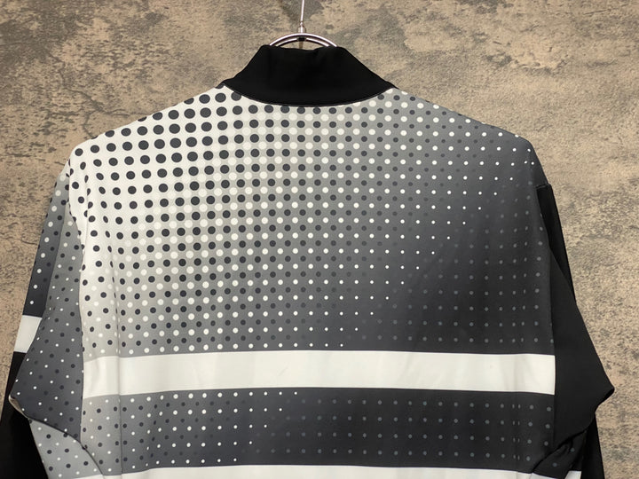 JZ253 パールイズミ PEARL iZUMi BASIC FIT 長袖 サイクルジャージ 黒 白 L 裏起毛