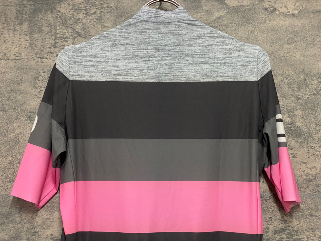KM232 ドットアウト DOTOUT COMBAT JERSEY 半袖 サイクルジャージ ピンク グレー M