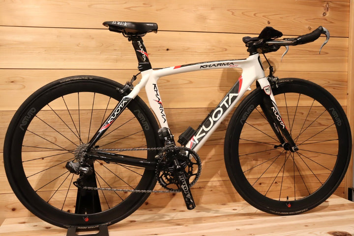 クオータ KUOTA カルマ レース KHARMA RACE 2011モデル XSサイズ シマノ アルテグラ 6770MIX 10S Di2 カーボン ロードバイク TT仕様 【千葉店】