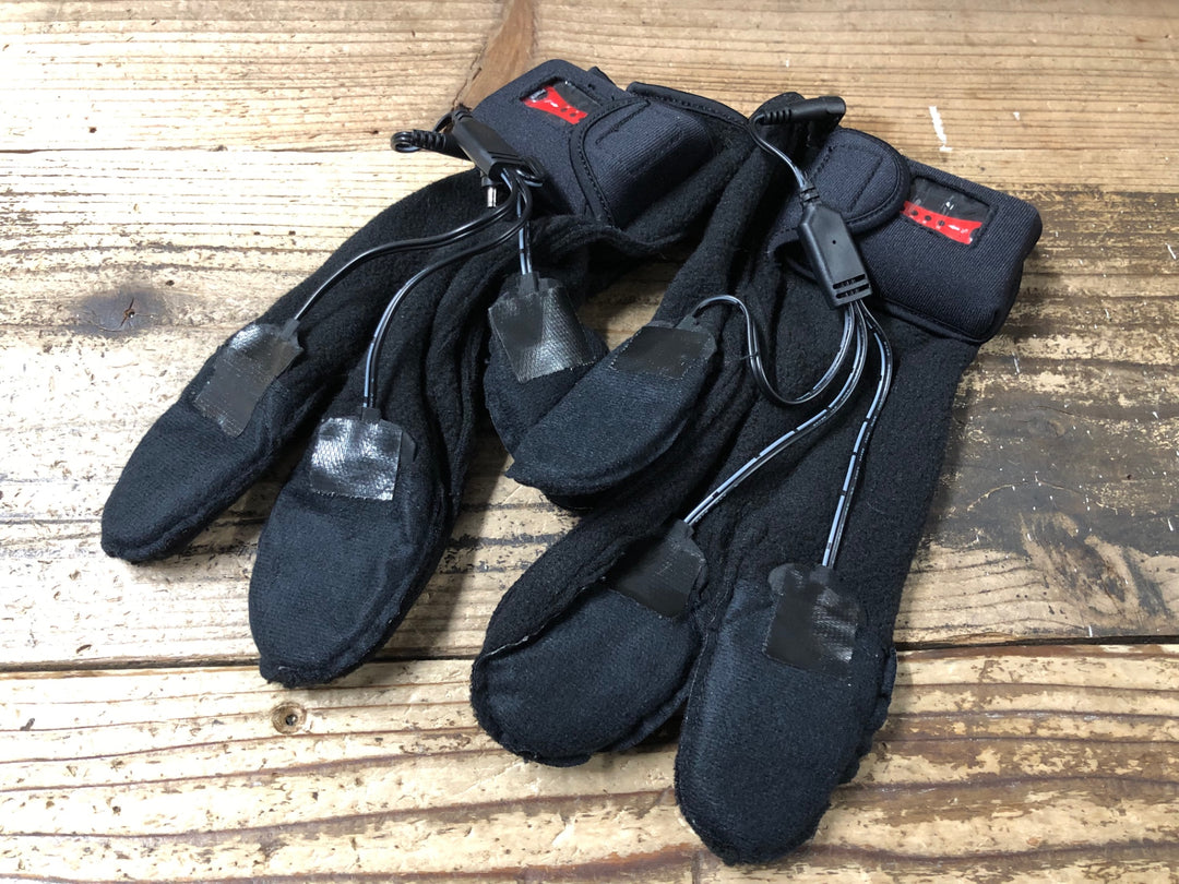 JV328 パールイズミ PEARL iZUMi 長指ウィンターグローブ 黒 M HEAT PANEL SYSTEM