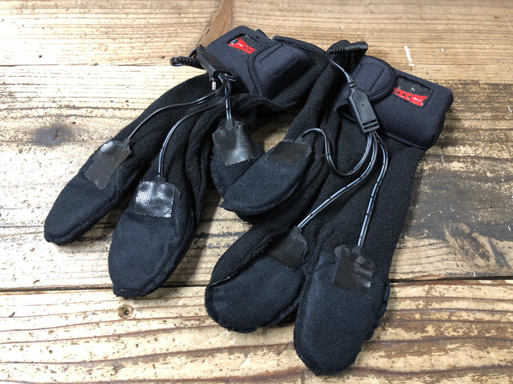 JV328 パールイズミ PEARL iZUMi 長指ウィンターグローブ 黒 M HEAT PANEL SYSTEM