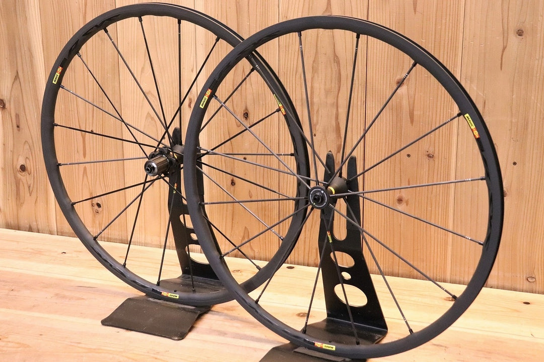 マヴィック MAVIC アールシス R-SYS SLR EXALITH アルミ クリンチャー ホイールセット シマノ 11S/12S ナローリム 15C 【芦屋店】