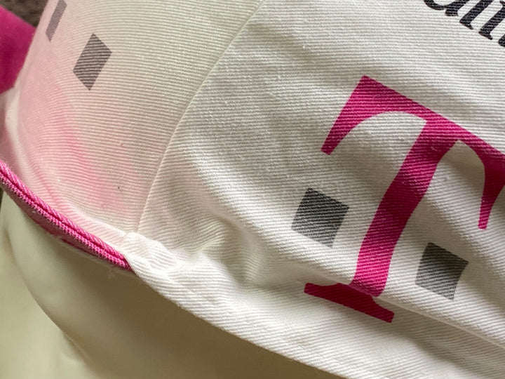 JJ280 ナリーニ Nalini Team Deutsche Telekom サイクルキャップ 白ピンク
