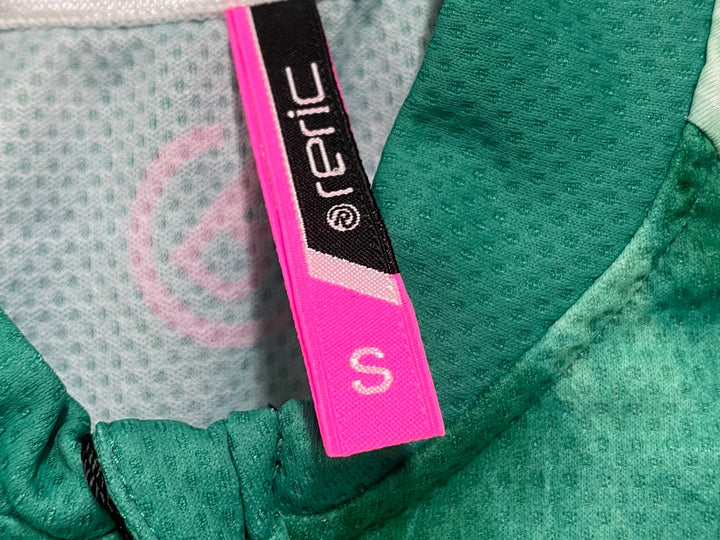 JV988 レリック reric Fuzzy Womens Standerd Jersey 半袖 サイクルジャージ レディース S 緑