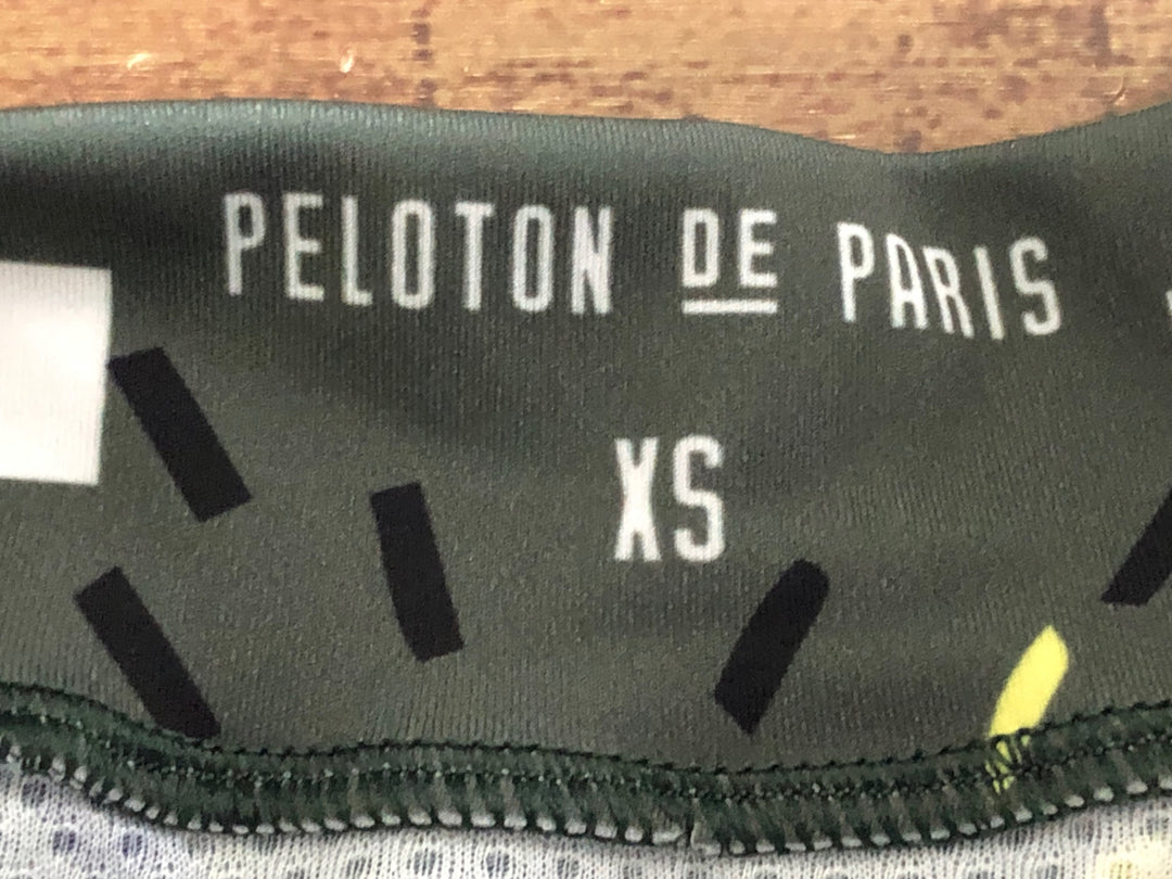 JF789 プロトンドパリ Peloton de Paris 半袖 サイクルジャージ 緑 XS
