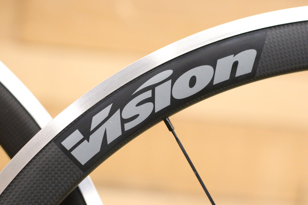 ヴィジョン VISION トライマックス カーボン TRIMAX CARBON 45 アルミ カーボン クリンチャー ホイールセット シマノ12/11S 【立川店】