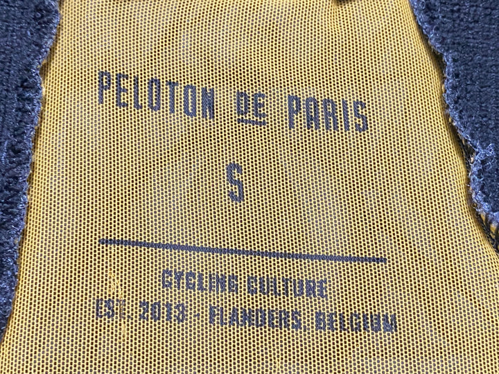 KG352 プロトンドパリ  Peloton de Paris Atlas Puffy Jacket /Gilet 長袖 サイクルジャケット ジレ 黒 S 裏起毛