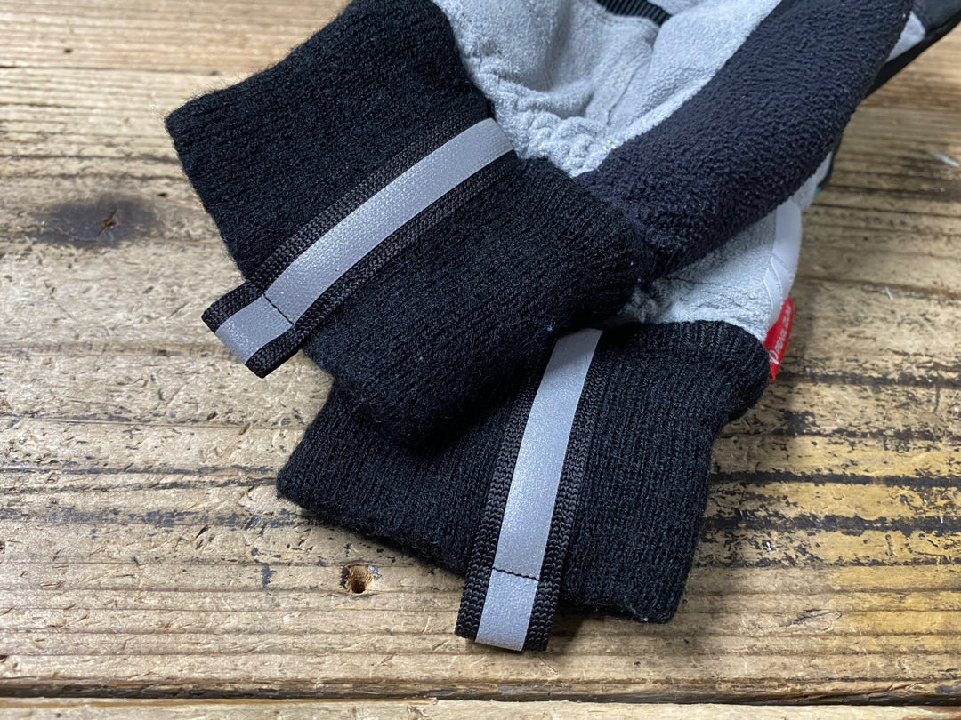 JZ824 パールイズミ PEARL iZUMi 長指 グローブ 黒 M 裏起毛 WINDBREAK