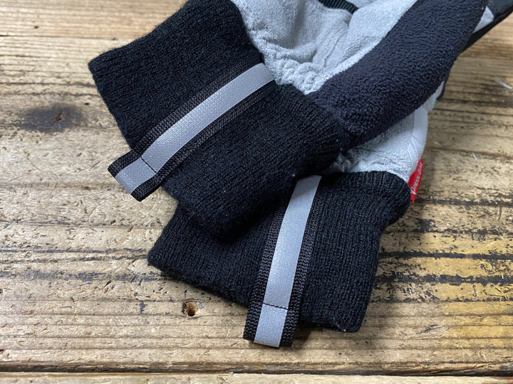 JZ824 パールイズミ PEARL iZUMi 長指 グローブ 黒 M 裏起毛 WINDBREAK