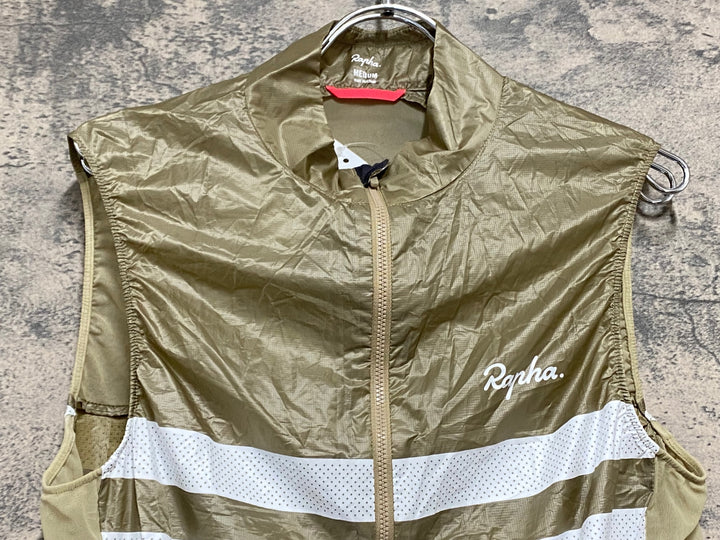 KA621 ラファ Rapha MENS BREVET GILET ジレ サイクルベスト タンカラー M