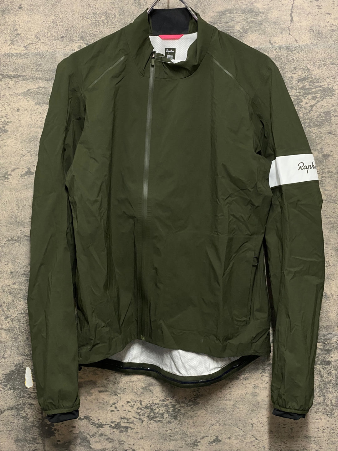 KP760 ラファ Rapha CLASSIC RAIN JACKET Ⅱ 長袖 レインジャケット カーキグリーン L